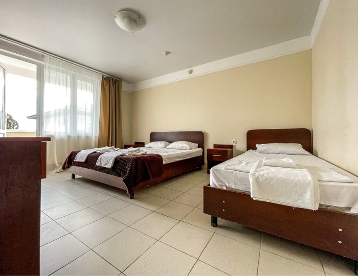 Стандартный 3-местный 1-комнатный - Отель «Анакопия Club» Приморское